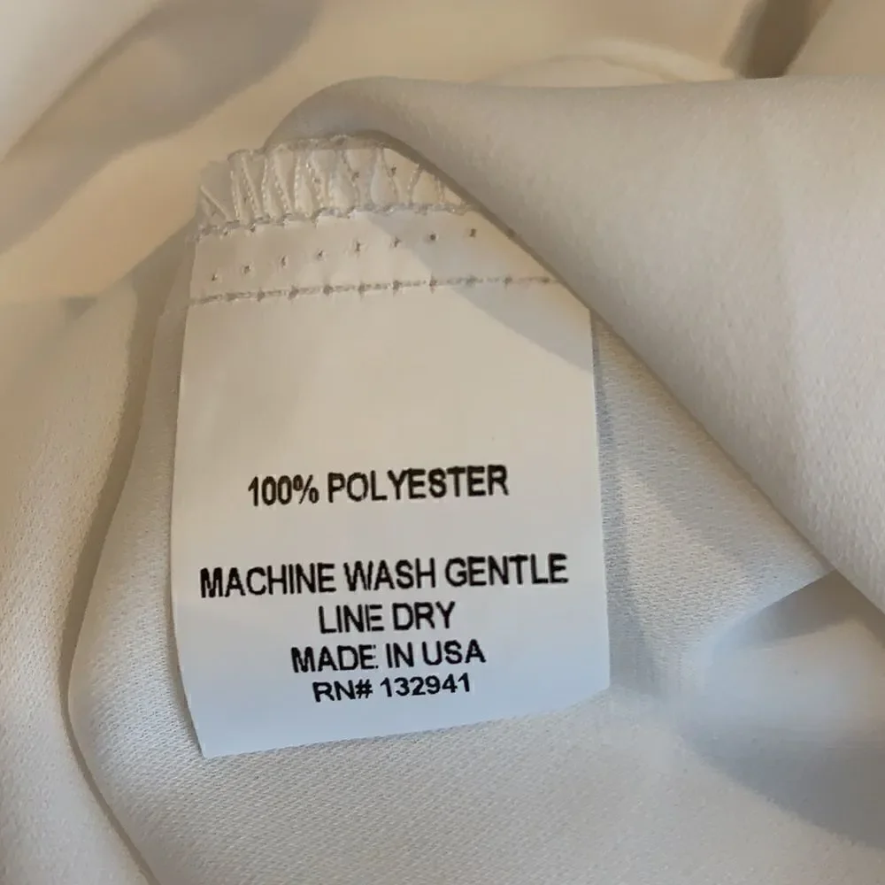 Amanda Uprichard NY ivory popover blouse size small NWT